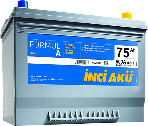 75 AH İNCİ AKÜ